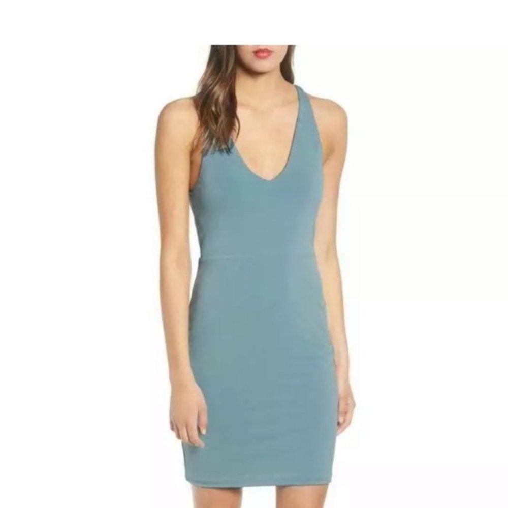 Leith Stretch Racerback Bodycon Dress Small NWT